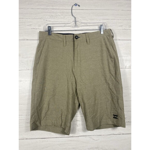 Billabong Mens Size 31 Crossfire Shorts Regular Length Hybrid Submersibles Khaki - Picture 1 of 4